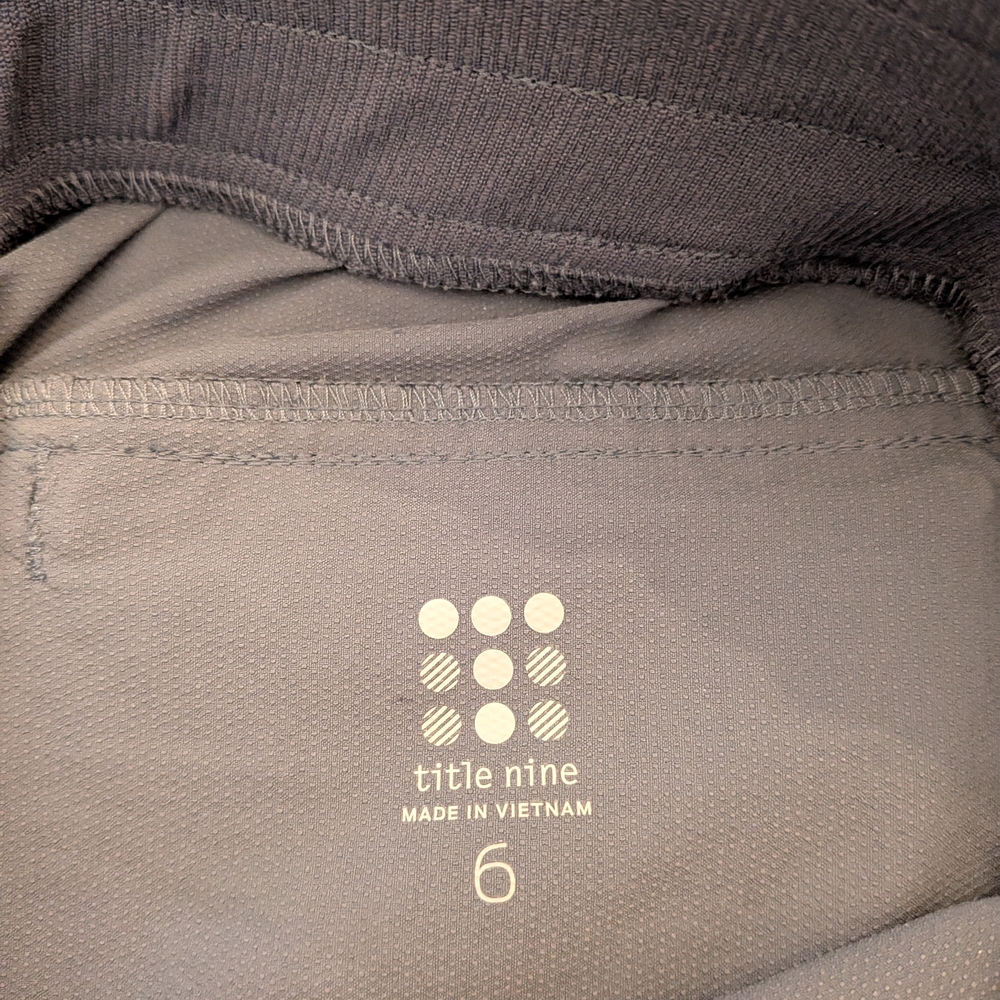 Title Nine High Waist Women's Shorts - Gray - Picture 4 of 4